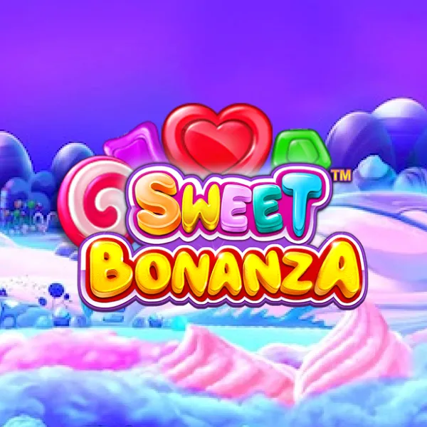 Sweet Bonanza illuminata da scariche blu nella lobby del casinò ThorFortune